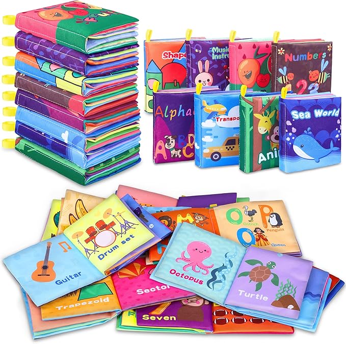 Baby Bath Books(Pack of 8)