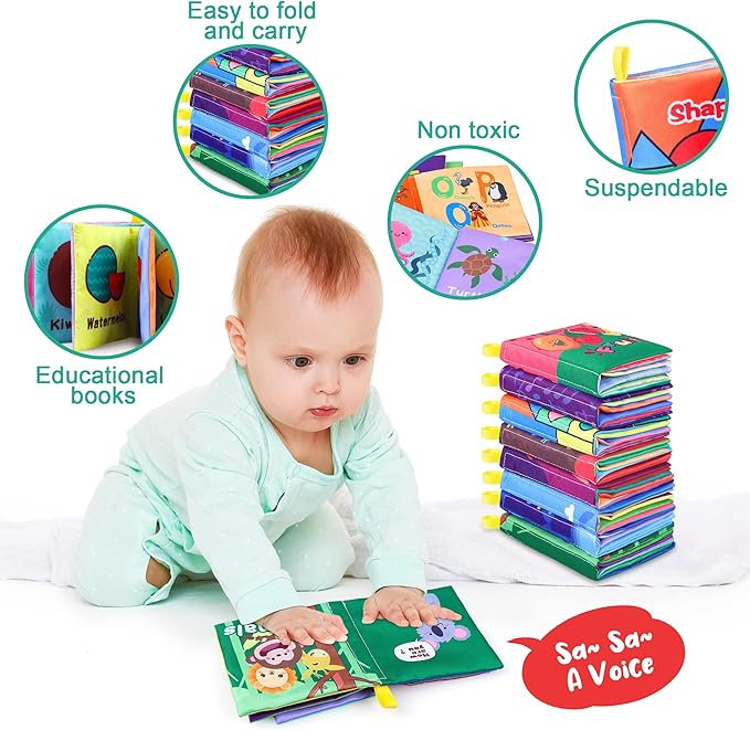 Baby Bath Books(Pack of 8)