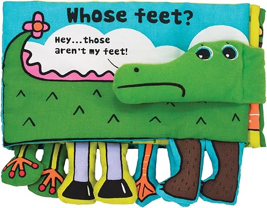Soft Activity Baby Book - Whose Feet?