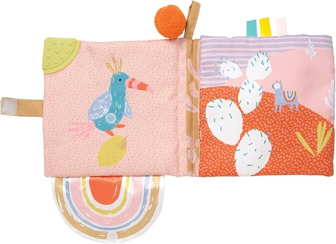 Llama Themed Soft Baby Activity Book with Squeaker