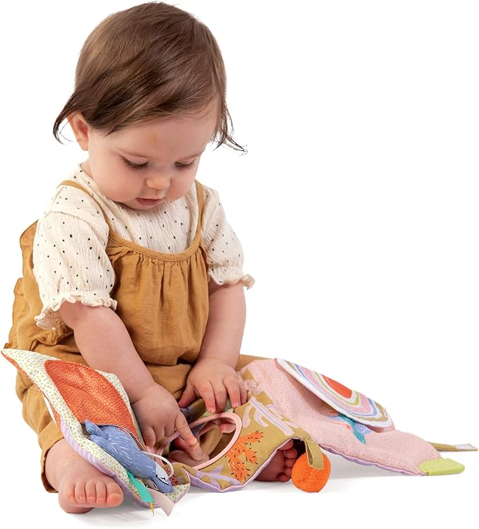 Llama Themed Soft Baby Activity Book with Squeaker
