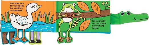 Soft Activity Baby Book - Whose Feet?