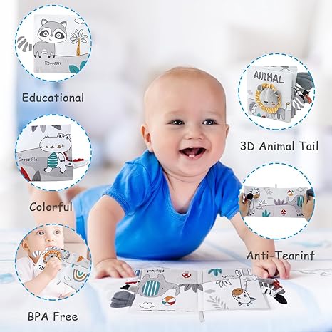 A 3D Touch Feel High Contrast Baby Books