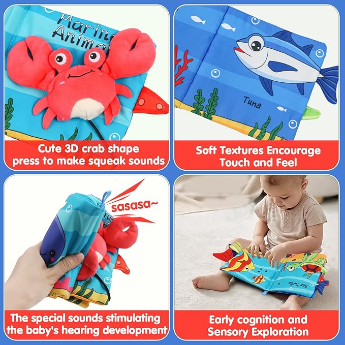 Touch and Feel Crinkle Cloth Book
