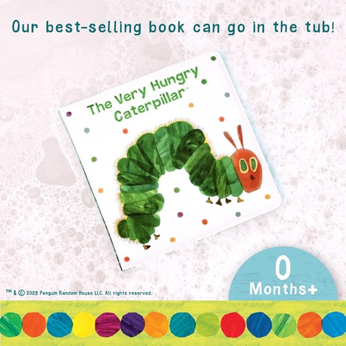 Hungry Caterpillar 6 Inch Vinyl Bath Book