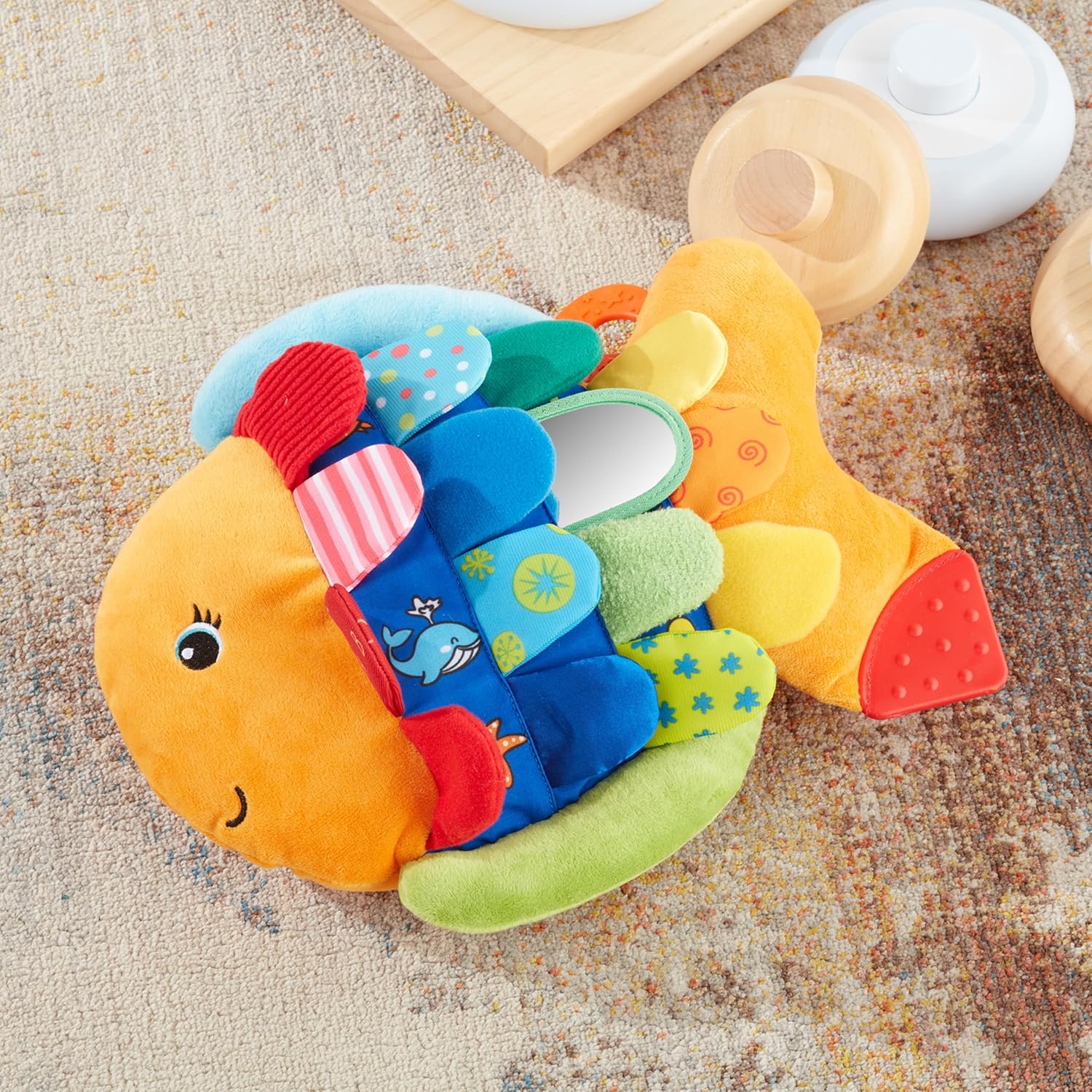 Soft Fabric Tag Toy For Babies