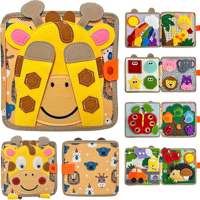Toddler Busy Board Felt Quiet Book for Baby