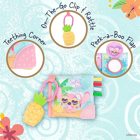 Fun Pink Stitch On-The-Go Soft Book