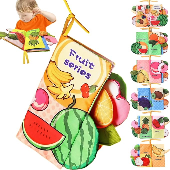 Baby Books 0-6 to 12 Months Infant Soft Cloth