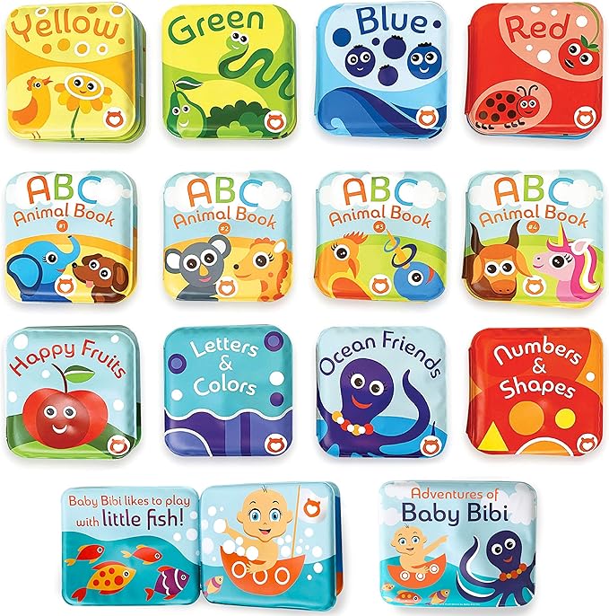 Baby Bath Books Mega Set (Pack of 13 Books)